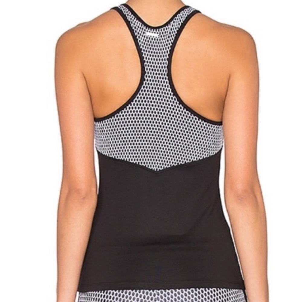 NWT Koral Activewear Deviate Black Racerback Tank - Picture 2 of 7